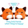 imageTeeTurtle  Plushmates  Magnetic Reversible Plushies that hold hands when happy  Calico Cat  Huggable and Soft Sensory Fidget Toy Stuffed Animals That Show Your Mood  Gift for Kids and AdultsOrange Fox