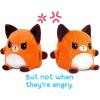 imageTeeTurtle  Plushmates  Magnetic Reversible Plushies that hold hands when happy  Calico Cat  Huggable and Soft Sensory Fidget Toy Stuffed Animals That Show Your Mood  Gift for Kids and AdultsOrange Fox