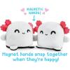imageTeeTurtle  Plushmates  Magnetic Reversible Plushies that hold hands when happy  Calico Cat  Huggable and Soft Sensory Fidget Toy Stuffed Animals That Show Your Mood  Gift for Kids and AdultsAxolotl