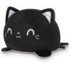 imageTeeTurtle  The Original Reversible Cat Plushie  Russian Blue Ninja Cat  Cute Sensory Fidget Stuffed Animals That Show Your MoodBlack  Gray Cat
