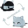 imageTeeTurtle  The Original Reversible Cat Plushie  Russian Blue Ninja Cat  Cute Sensory Fidget Stuffed Animals That Show Your MoodBlue Ninja Cat