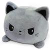 imageTeeTurtle  The Original Reversible Cat Plushie  Russian Blue Ninja Cat  Cute Sensory Fidget Stuffed Animals That Show Your MoodCatzilla
