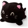 imageTeeTurtle  The Original Reversible Cat Plushie  Russian Blue Ninja Cat  Cute Sensory Fidget Stuffed Animals That Show Your MoodHappy  Angry Black Cat