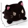 imageTeeTurtle  The Original Reversible Cat Plushie  Russian Blue Ninja Cat  Cute Sensory Fidget Stuffed Animals That Show Your MoodHappy  Angry Black Cat