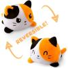 imageTeeTurtle  The Original Reversible Cat Plushie  Russian Blue Ninja Cat  Cute Sensory Fidget Stuffed Animals That Show Your MoodHappy  Angry Calico Cat