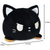 imageTeeTurtle  The Original Reversible Cat Plushie  Russian Blue Ninja Cat  Cute Sensory Fidget Stuffed Animals That Show Your MoodPumpkin Cat