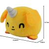 imageTeeTurtle  The Original Reversible Cat Plushie  Russian Blue Ninja Cat  Cute Sensory Fidget Stuffed Animals That Show Your MoodRed  Yellow Puppicorn