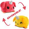 imageTeeTurtle  The Original Reversible Cat Plushie  Russian Blue Ninja Cat  Cute Sensory Fidget Stuffed Animals That Show Your MoodRed  Yellow Puppicorn