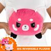 imageTeeTurtle  The Original Reversible Panda Plushie  BIG ampamp Red Panda  Cute Sensory Fidget Stuffed Animals That Show Your MoodPink Red Panda
