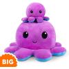imageTeeTurtle  The Original Reversible Panda Plushie  BIG ampamp Red Panda  Cute Sensory Fidget Stuffed Animals That Show Your MoodPurple  Blue Octopus