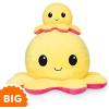 imageTeeTurtle  The Original Reversible Panda Plushie  BIG ampamp Red Panda  Cute Sensory Fidget Stuffed Animals That Show Your MoodRed  Yellow Octopus