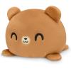 imageTeeTurtle  The Original Reversible Sloth Plushie  Super Dad  Cute Sensory Fidget Stuffed Animals That Show Your MoodDad Hat Bear