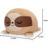 imageTeeTurtle  The Original Reversible Sloth Plushie  Super Dad  Cute Sensory Fidget Stuffed Animals That Show Your MoodSuper Dad Sloth