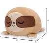 imageTeeTurtle  The Original Reversible Sloth Plushie  Super Dad  Cute Sensory Fidget Stuffed Animals That Show Your MoodSuper Dad Sloth