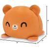 imageTeeTurtle  The Original Reversible Tiger Plushie  Pride  Orange  Rainbow  Cute Sensory Fidget Stuffed Animals That Show Your MoodPride Bear