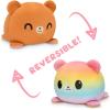 imageTeeTurtle  The Original Reversible Tiger Plushie  Pride  Orange  Rainbow  Cute Sensory Fidget Stuffed Animals That Show Your MoodPride Bear