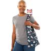 imageTeeTurtle Plushiverse  Plushie Tote BagRed and Navy Kitsune