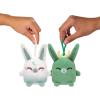 imageTeeTurtle Plushiverse  Plushmates Besties Keychain SetJackalope  Moon Rabbit