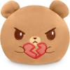 imageTeeturtle Glow in The Dark JackOLantern Cat 4quot Plushie  Halloween  Cute Kawaii Spooky Stuffed AnimalBrown Heart Bear