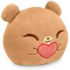 imageTeeturtle Glow in The Dark JackOLantern Cat 4quot Plushie  Halloween  Cute Kawaii Spooky Stuffed AnimalBrown Heart Bear