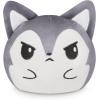 imageTeeturtle Glow in The Dark JackOLantern Cat 4quot Plushie  Halloween  Cute Kawaii Spooky Stuffed AnimalGray and White Wolf