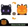 imageTeeturtle Glow in The Dark JackOLantern Cat 4quot Plushie  Halloween  Cute Kawaii Spooky Stuffed AnimalJackolantern Cat