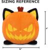 imageTeeturtle Glow in The Dark JackOLantern Cat 4quot Plushie  Halloween  Cute Kawaii Spooky Stuffed AnimalJackolantern Cat