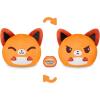 imageTeeturtle Glow in The Dark JackOLantern Cat 4quot Plushie  Halloween  Cute Kawaii Spooky Stuffed AnimalOrange and White Fox