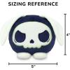 imageTeeturtle Glow in The Dark JackOLantern Cat 4quot Plushie  Halloween  Cute Kawaii Spooky Stuffed AnimalRpg Reaper Bunny