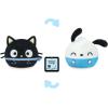 imageTeeturtle Hello Kitty and Friends Cinnamoroll Reversible 4quot Cupcake Scented Plushie  Cute Kawaii Soft Sanrio Stuffed Animal  Smells Like CakeClassic Pochacco and Chococat