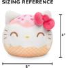 imageTeeturtle Hello Kitty and Friends Cinnamoroll Reversible 4quot Cupcake Scented Plushie  Cute Kawaii Soft Sanrio Stuffed Animal  Smells Like CakeHello Kitty Ice Cream