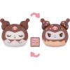 imageTeeturtle Hello Kitty and Friends Cinnamoroll Reversible 4quot Cupcake Scented Plushie  Cute Kawaii Soft Sanrio Stuffed Animal  Smells Like CakeKuromi Ice Cream