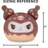 imageTeeturtle Hello Kitty and Friends Cinnamoroll Reversible 4quot Cupcake Scented Plushie  Cute Kawaii Soft Sanrio Stuffed Animal  Smells Like CakeKuromi Ice Cream