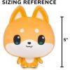 imageTeeturtle Nimbus The Cloud Bunny 5quot Cloudheads Plushie  Cute Weighted Sensory Fidget Toy from The Creators of Reversible Octopus PlushMiso the Shiba Inu