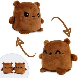 imageTeeTurtle  Plushmates  Magnetic Reversible Plushies that hold hands when happy  Calico Cat  Huggable and Soft Sensory Fidget Toy Stuffed Animals That Show Your Mood  Gift for Kids and AdultsBrown Otter
