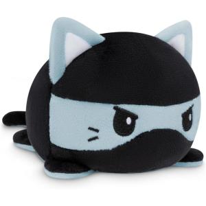 imageTeeTurtle  The Original Reversible Cat Plushie  Russian Blue Ninja Cat  Cute Sensory Fidget Stuffed Animals That Show Your MoodBlue Ninja Cat