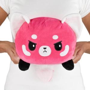 imageTeeTurtle  The Original Reversible Panda Plushie  BIG ampamp Red Panda  Cute Sensory Fidget Stuffed Animals That Show Your MoodPink Red Panda