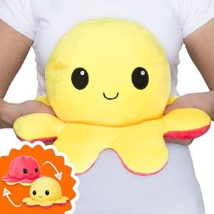 imageTeeTurtle  The Original Reversible Panda Plushie  BIG ampamp Red Panda  Cute Sensory Fidget Stuffed Animals That Show Your MoodRed  Yellow Octopus