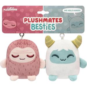 imageTeeTurtle Plushiverse  Plushmates Besties Keychain SetYeti  Bigfoot