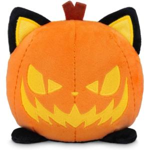 imageTeeturtle Glow in The Dark JackOLantern Cat 4quot Plushie  Halloween  Cute Kawaii Spooky Stuffed AnimalJackolantern Cat
