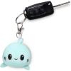 imageTeeTurtle  Plushie Charm Keychain  Happy Pink OctopusHappy Blue Shark