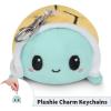 imageTeeTurtle  Plushie Charm Keychain  Happy Pink OctopusHappy Brown Shell Turtle