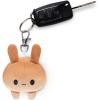 imageTeeTurtle  Plushie Charm Keychain  Happy Pink OctopusHappy Bun Bun