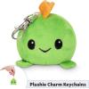 imageTeeTurtle  Plushie Charm Keychain  Happy Pink OctopusHappy Green Stego