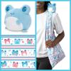 imageTeeTurtle  Plushie Tote Bag  Angel Cats  From the creators of the Original Reversible Octopus Plushie  Take Your Plush Pal Wherever You GoBlue Frog  Transgender Pride