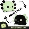 imageTeeTurtle  The Original Reversible Axolotl Plushie  Pink Sparkle  Gray  Cute Sensory Fidget Stuffed Animals That Show Your MoodGlow in the Dark Axolotl