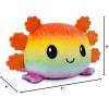 imageTeeTurtle  The Original Reversible Axolotl Plushie  Pink Sparkle  Gray  Cute Sensory Fidget Stuffed Animals That Show Your MoodGray  Rainbow Axolotl