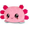 imageTeeTurtle  The Original Reversible Axolotl Plushie  Pink Sparkle  Gray  Cute Sensory Fidget Stuffed Animals That Show Your MoodPink  Blue Worried Axolotl