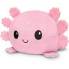 imageTeeTurtle  The Original Reversible Axolotl Plushie  Pink Sparkle  Gray  Cute Sensory Fidget Stuffed Animals That Show Your MoodPink Sparkle  Gray Axolotl