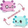 imageTeeTurtle  The Original Reversible Axolotl Plushie  Pink Sparkle  Gray  Cute Sensory Fidget Stuffed Animals That Show Your MoodPurple  Light Blue Axolotl